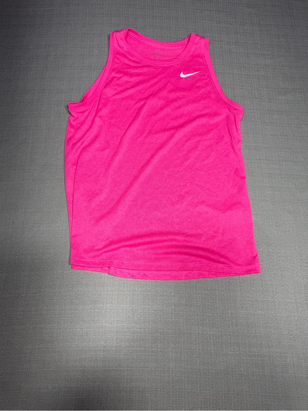 Nike Hot Pink Crewneck Athletic Tee with Subtle Logo